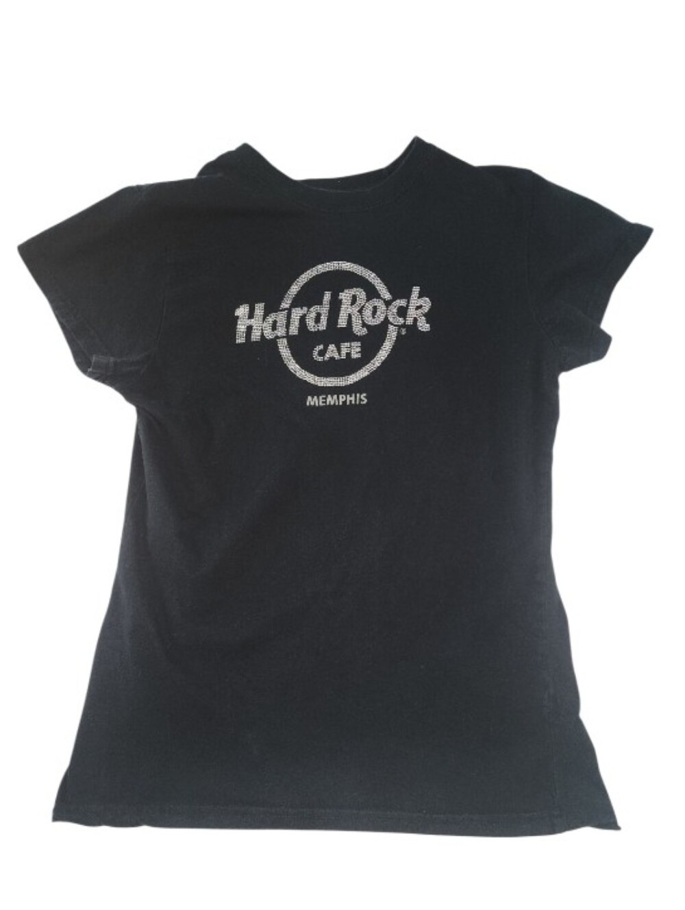 Hard Rock Cafe Memphis Black Rhinestone Tee